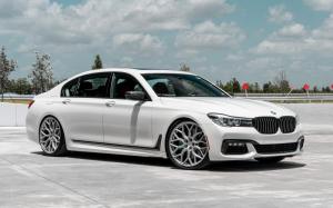 BMW 740i on Vossen Wheels (HF-2) 2018 года